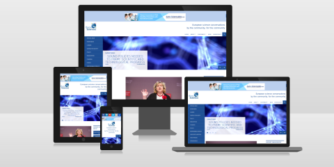 Site web EuroScientist (responsive)