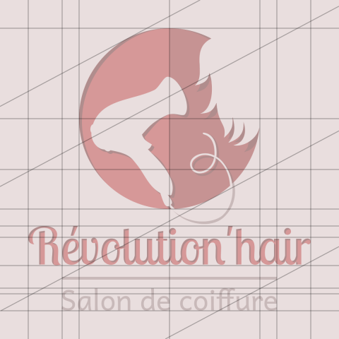 Logo Révolution'hair (recherche graphique)