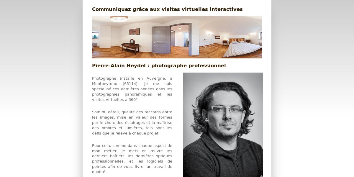 Mail HTML Pierre-Alain Heydel photographie