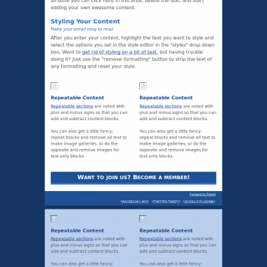 Template newsletter EuroScience