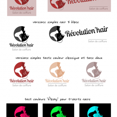 Planche logos Révolution'hair 2015