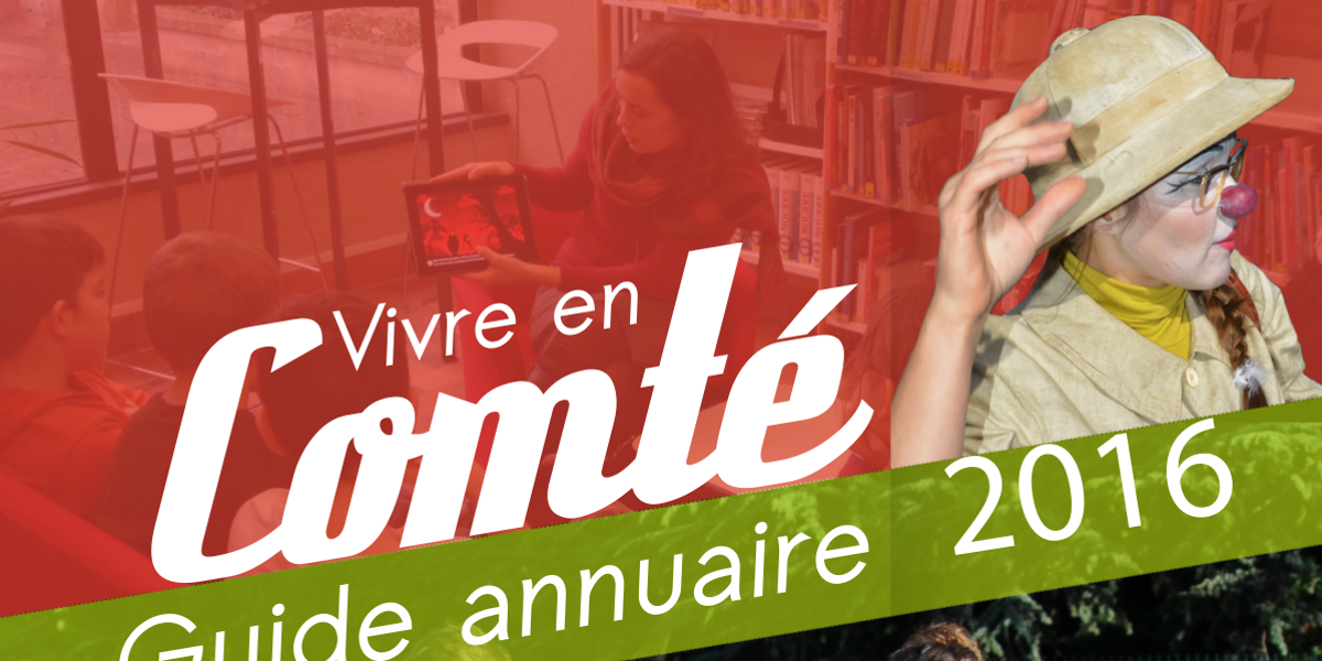 Couverture guide annuaire Vivre en Comté 2016